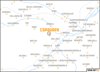 map of Çöpǝdǝrǝ