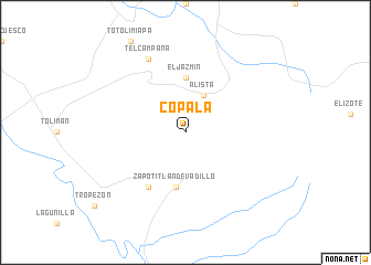 map of Copala