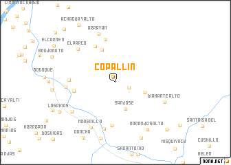 map of Copallín