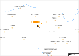 map of Copalquín