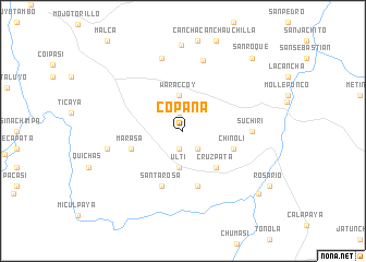 map of Copaña