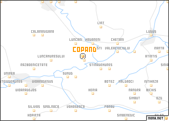 map of Copand