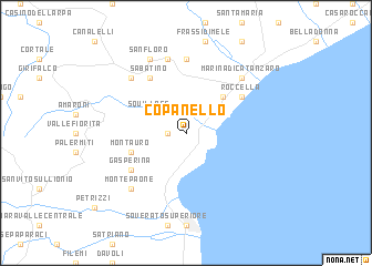 map of Copanello