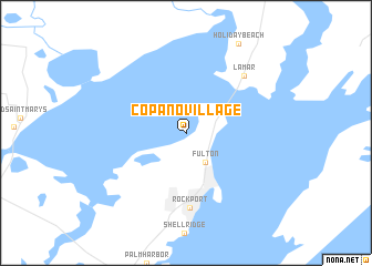 map of Copano Village