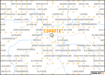 map of Copante