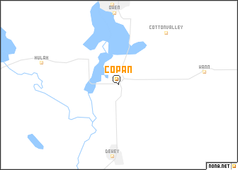 map of Copan