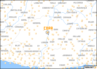 map of Copa