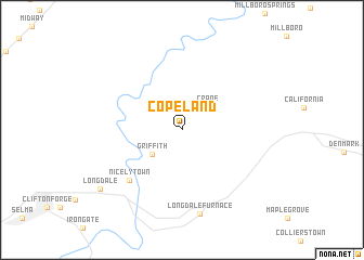 map of Copeland
