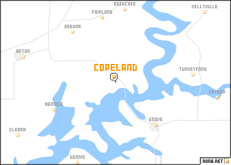 map of Copeland