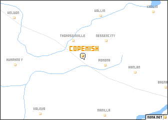 map of Copemish