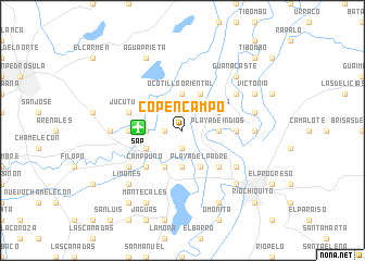 map of Copén Campo