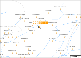 map of Copequén