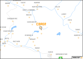 map of Coper