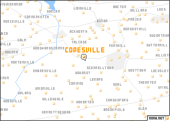 map of Copesville