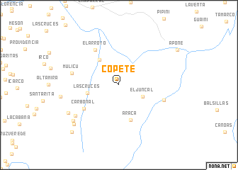 map of Copete