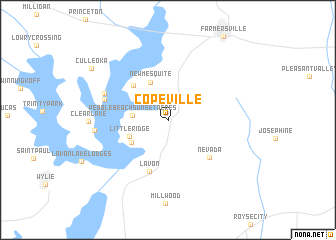 map of Copeville