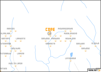 map of Copé