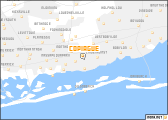 map of Copiague