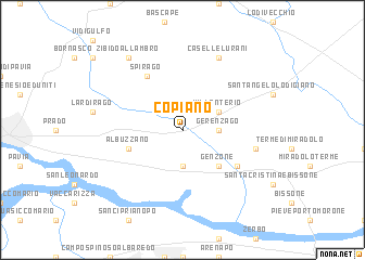 map of Copiano