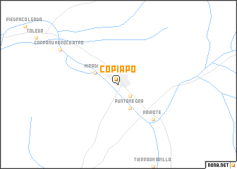 map of Copiapó