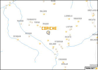 map of Copiche