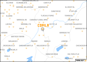 map of Copila