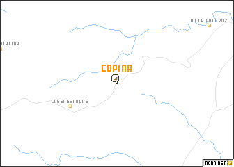 map of Copina