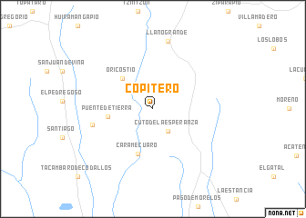 map of Copitero