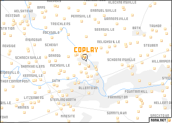 map of Coplay