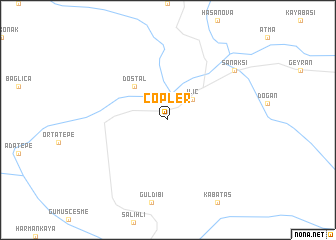 map of Çöpler