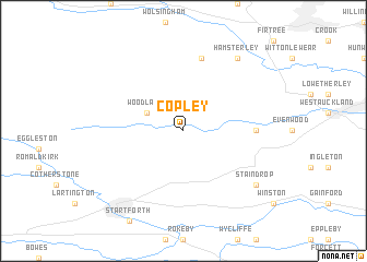 map of Copley