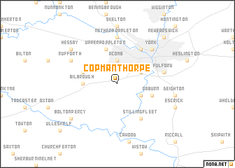 map of Copmanthorpe