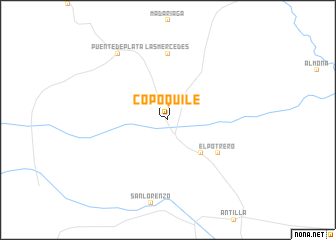 map of Copo Quile