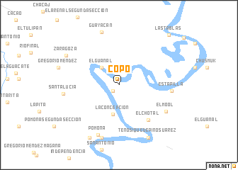 map of Copo