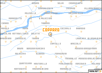 map of Copparo