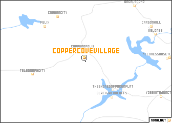 map of Copper Cove Village