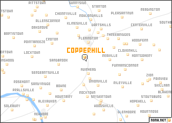 map of Copper Hill