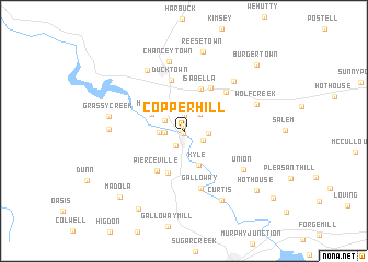 map of Copperhill