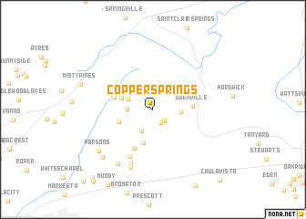 map of Copper Springs