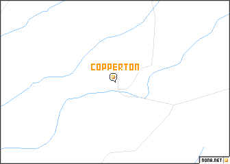 map of Copperton