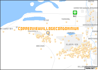 map of Copperview Village Condominium