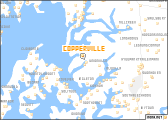 map of Copperville