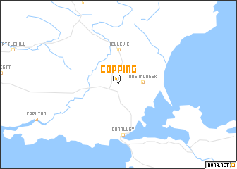 map of Copping