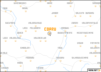 map of Copru