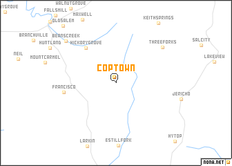 map of Coptown