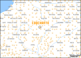 map of Coq Chante