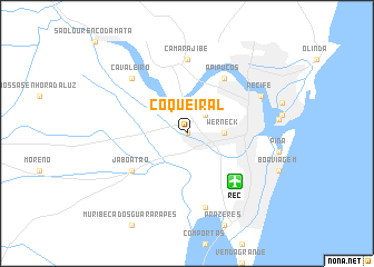 map of Coqueiral