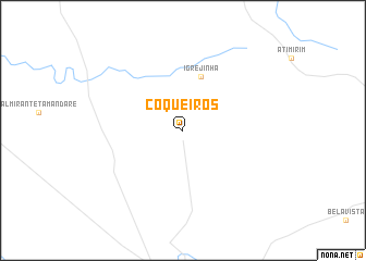 map of Coqueiros