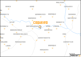 map of Coqueiro