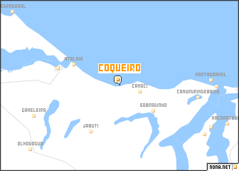 map of Coqueiro